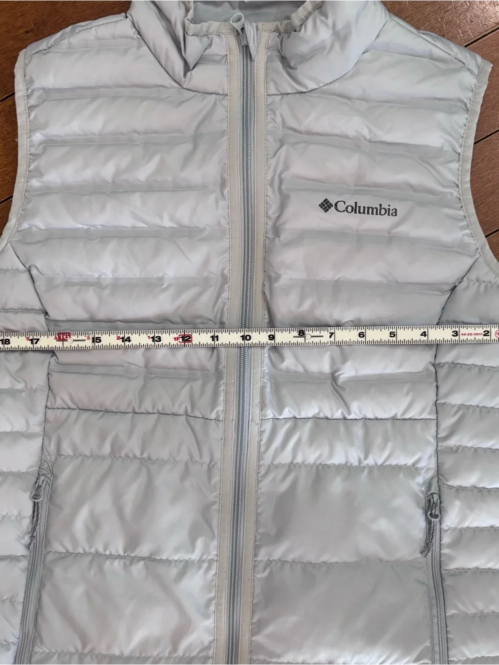 Columbia Light Blue Quilted Puffer Vest